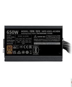 Nguồn Máy Vi Tính Cooler master MWE BRONZE 650 V3 230V 650W 5