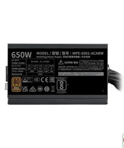 Nguồn Máy Vi Tính Cooler master MWE BRONZE 650 V3 230V 650W 5