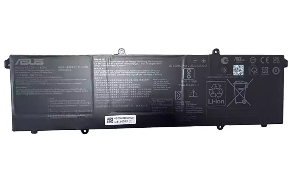 Thiết kế và ngoại hình thực tế của Pin C31N2201 ASUS VivoBook 16 M1605YA X1605EA X1605ZA F1504ZA