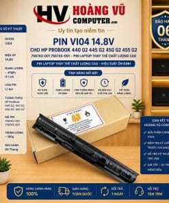 Pin VI04 14.8V Cho HP ProBook 440 G2 445 G2 450 G2 455 G2 | 756743-001 756745-001 - Hoàng Vũ Computer