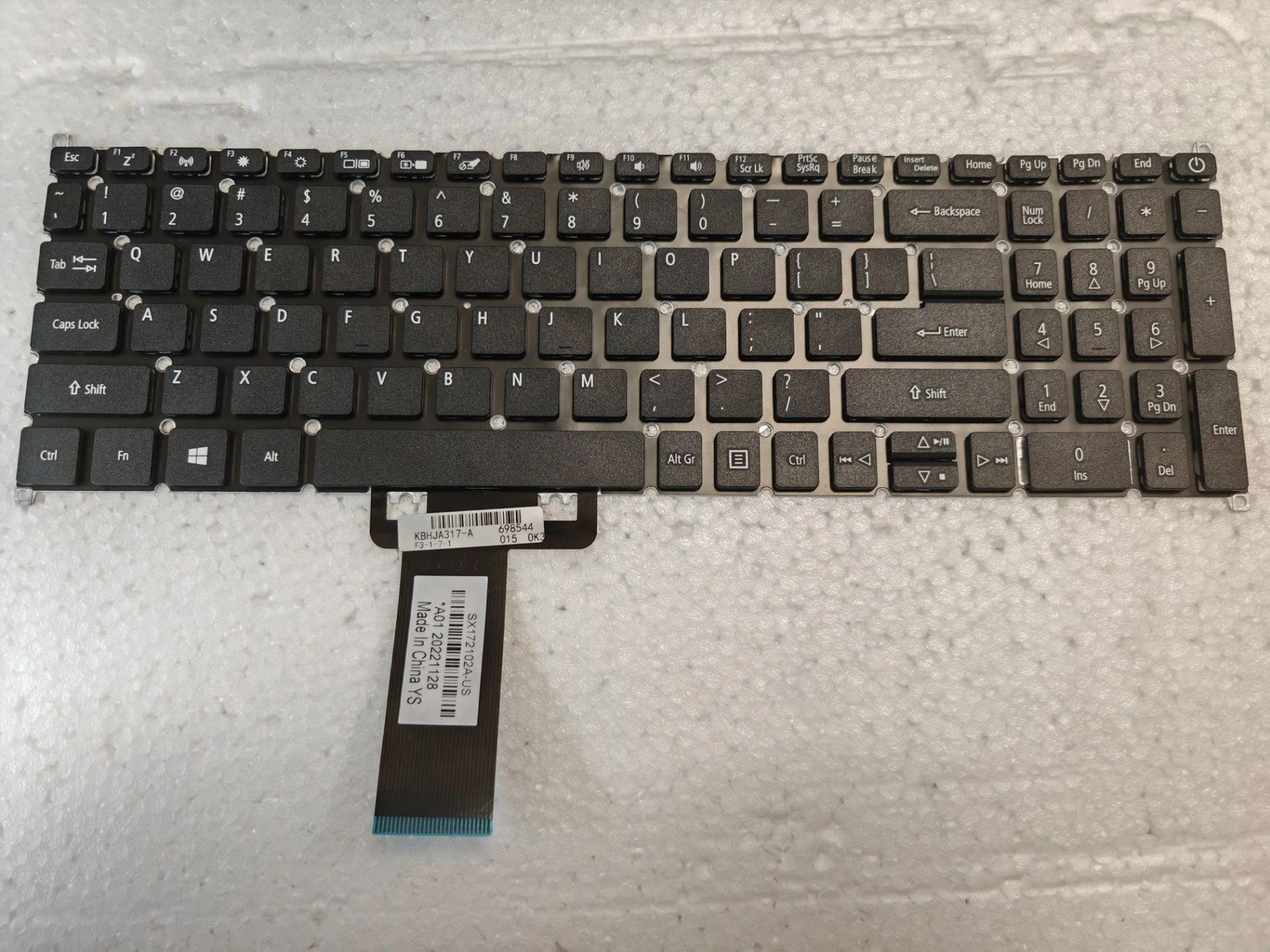Thiết kế chi tiết của Bàn Phím Acer A317-32 A317-33 A317-51 A317-52 A715-74G A715-75G US