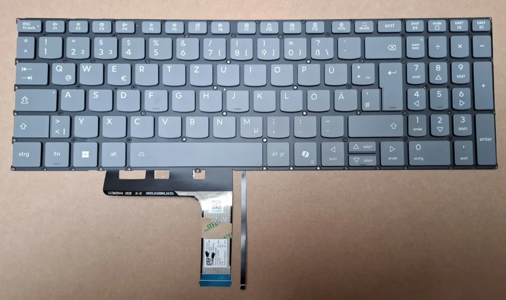 Thiết kế và ngoại hình thực tế của Bàn phím Lenovo IdeaPad Slim 3 15ARP10 15IRH10 15IRH10R 15AHP10 15IRU10 15Q8X10