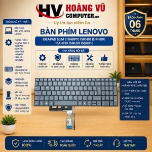 Bàn phím Lenovo IdeaPad Slim 3 15ARP10 15IRH10 15IRH10R 15AHP10 15IRU10 15Q8X10 - hình ảnh sản phẩm
