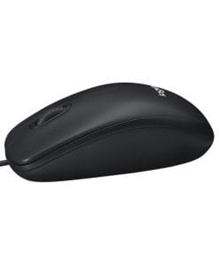 Cổng kết nối của Chuột Logitech B100 Black 910-006605 USB Có Dây 1000 DPI