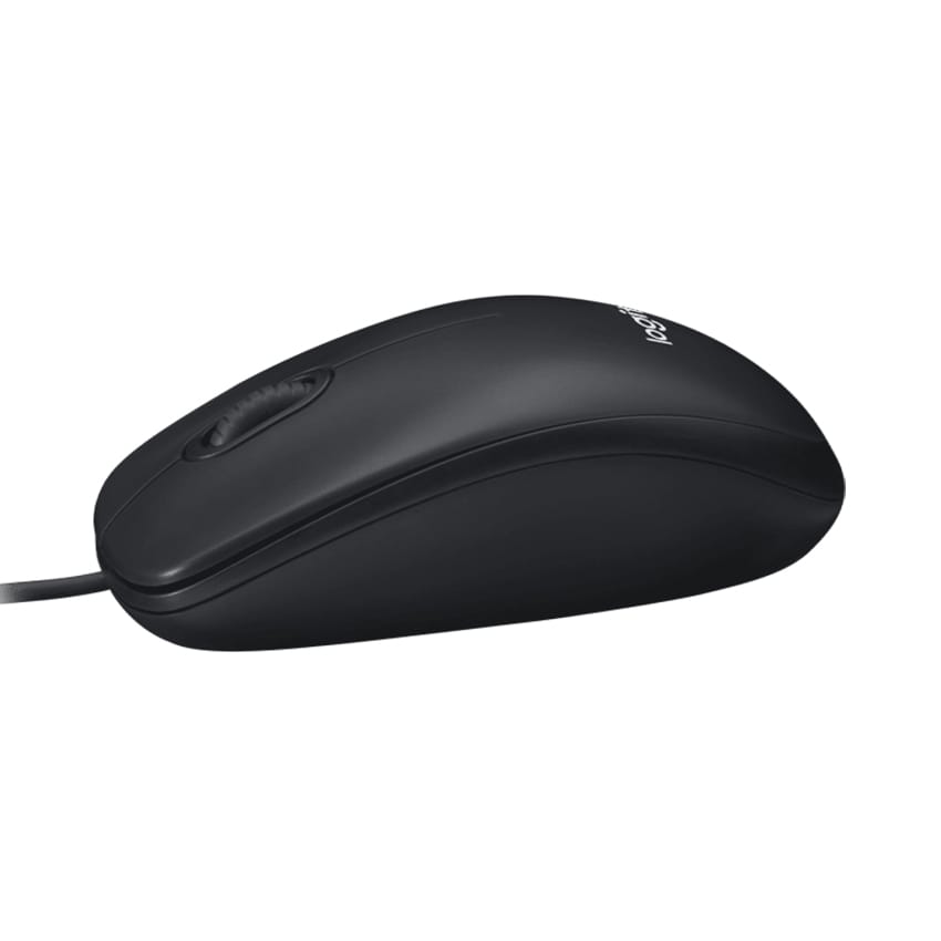 Cổng kết nối của Chuột Logitech B100 Black 910-006605 USB Có Dây 1000 DPI