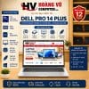 Dell Pro 14 Plus Core Ultra 5 226V RAM 16GB SSD 512GB Màn 14 Inch FHD+ IPS Vỏ Nhôm
