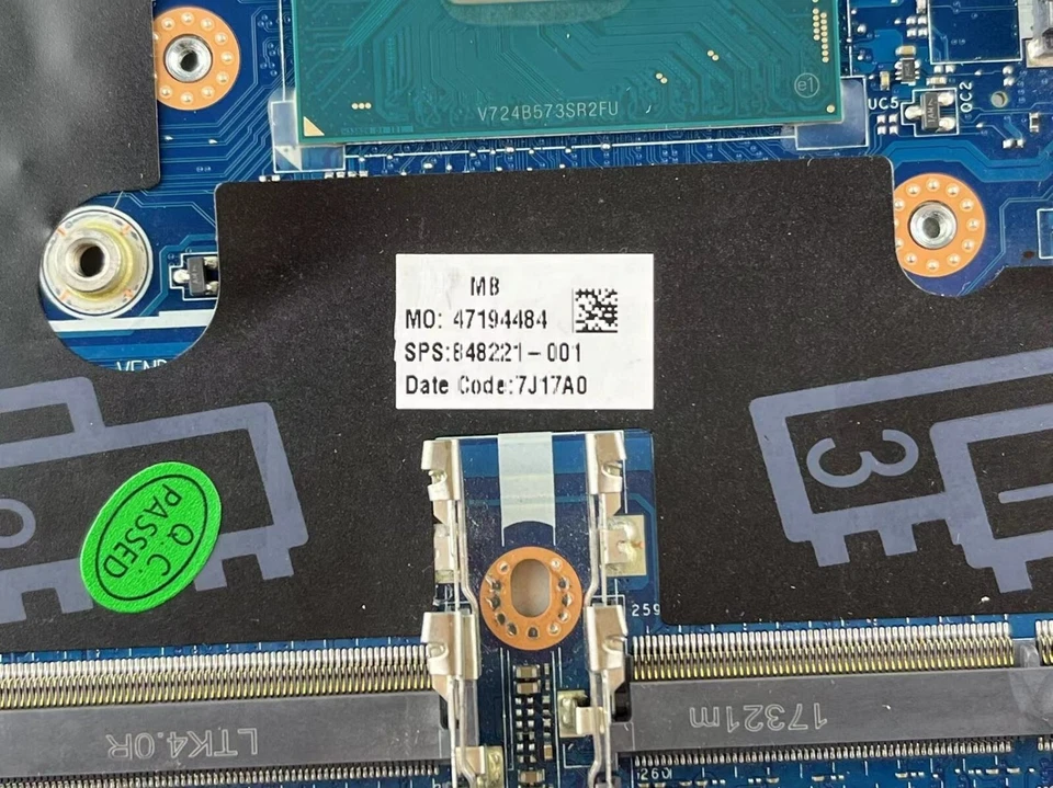 Mainboard HP ZBook 15 G3 Core i7-6820HQ, board APW50 LA-C381P, Part Number 848221-001. Dùng thay main ZBook bị chập, mất nguồn, không lên hình hoặc hư hỏng nặng.