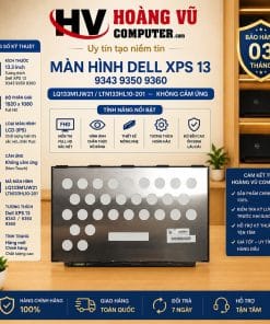 Màn hình laptop thay thế Dell XPS 13 9343, 9350, 9360 không cảm ứng, mã LQ133M1JW21, LTN133HL10-201. Thay màn hình Dell XPS bị vỡ, sọc, chảy mực hoặc hư panel.