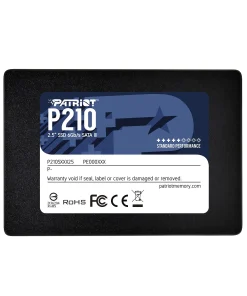 Ổ cứng SSD Patriot P210 128GB chuẩn 2.5 inch SATA III 6Gb/s, phù hợp nâng cấp laptop và PC từ HDD, cài Windows, Office, máy văn phòng, kế toán và bán hàng.