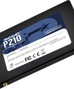 Ổ cứng SSD Patriot P210 128GB chuẩn 2.5 inch SATA III 6Gb/s, phù hợp nâng cấp laptop và PC từ HDD, cài Windows, Office, máy văn phòng, kế toán và bán hàng.