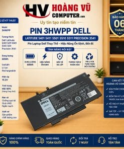 Pin 3HWPP Dell Latitude 5401 5411 5501 5510 5511 Precision 3541 - Hoàng Vũ Computer