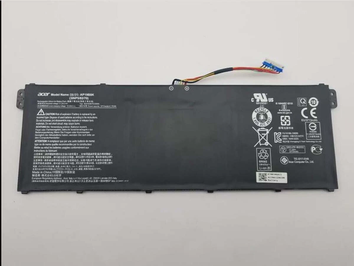 Đầu sạc và chuẩn kết nối của Pin AP19B8K Acer A315 A314 A317 A514 A515 A715 Swift 3
