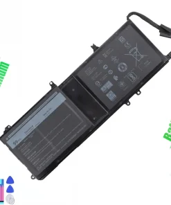 Pin Dell Alienware 15 R3, 15 R4, 17 R4, 17 R5 mã 9NJM1, 546FF, HF250 dung lượng 99Wh. Dùng thay battery Alienware bị chai, phồng, tụt nhanh hoặc không giữ điện.