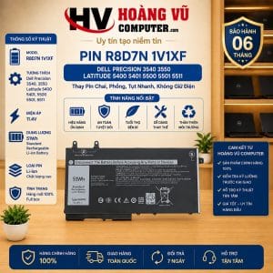 Pin R8D7N 1V1XF Dell Precision 3540 3550 Latitude 5400 5401 5500 5501 5511 - Hoàng Vũ Computer