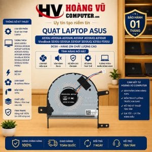 Quạt ASUS A510U A510UA A510UN S510U X510U F510U DC5V - Hoàng Vũ Computer