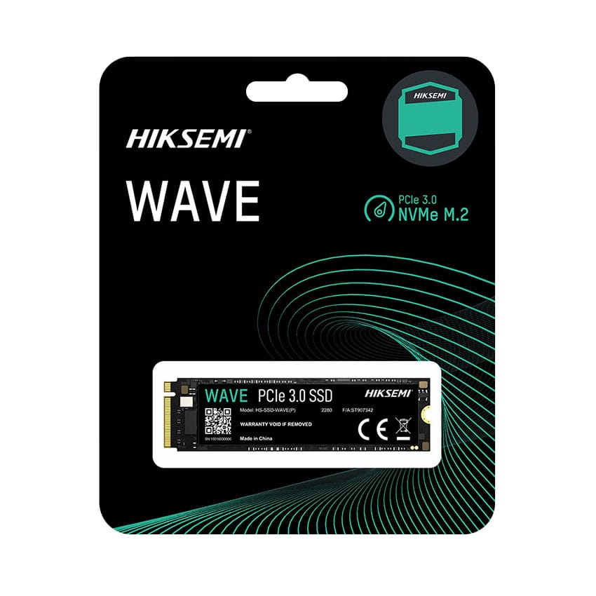 Thông số / tem sản phẩm của SSD HIKSEMI WAVE PRO 512GB M.2 NVMe PCIe 3.0 x4 3500MB/s