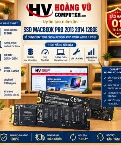 SSD MacBook Pro 2013 2014 128GB A1398 A1502 Retina PCIe - Hoàng Vũ Computer