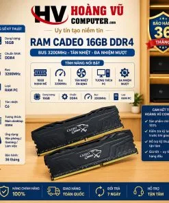 RAM Cadeo 16GB DDR4 Bus 3200MHz Tản Nhiệt Cho PC - Hoàng Vũ Computer