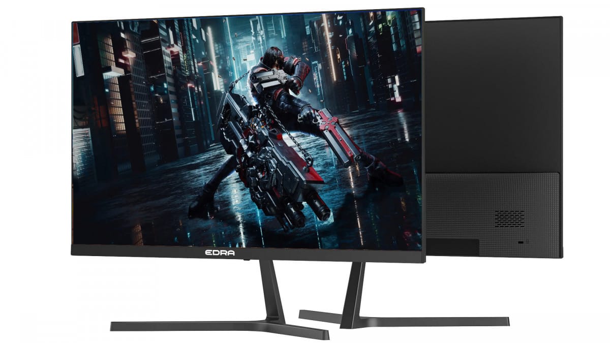 Mặt trước và viền màn hình của Màn Hình EDRA EGM24F144S 24 Inch FHD IPS 144Hz Gaming
