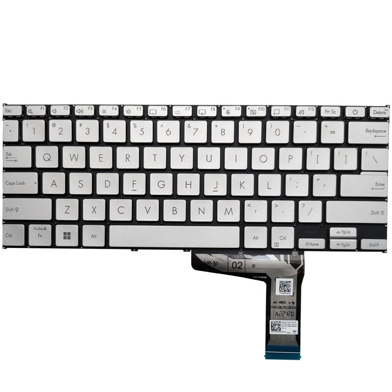 Bàn phím ASUS ADOL14Z X1402 X1403Z M1402 M1403 D1402 F1402 layout US, ZIN, có LED Backlit. Dùng thay keyboard bị liệt, chập, hỏng phím hoặc mất đèn nền.
