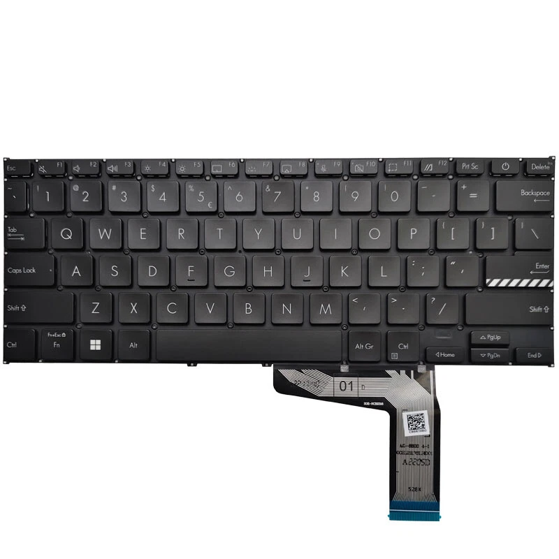 Bàn phím ASUS ADOL14Z X1402 X1403Z M1402 M1403 D1402 F1402 layout US, ZIN, có LED Backlit. Dùng thay keyboard bị liệt, chập, hỏng phím hoặc mất đèn nền.