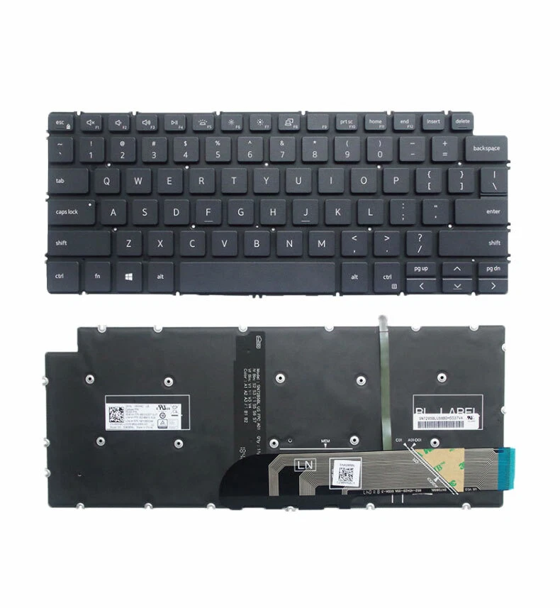 Thiết kế và ngoại hình thực tế của Bàn Phím Laptop Dell Vostro 5390 5391 5490 5491 5493 5498 7390 7391 7490 7491 Latitude 3301 3311 3410 Vostro 3400 Gen 11 Đen ZIN LED