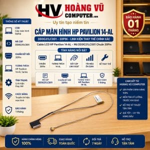 Cáp Màn Hình HP Pavilion 14-AL DD0G31LC001 30Pin - Hoàng Vũ Computer