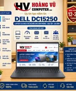 Dell DC15250 Core 3 100U RAM 8GB DDR5 SSD 512GB 15.6 FHD 120Hz - Hoàng Vũ Computer