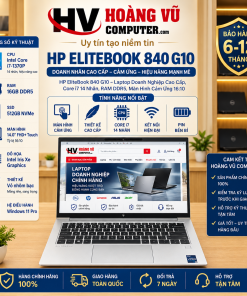 HP EliteBook 840 G10 Core i7-1370P RAM 16GB SSD 512GB NVMe Màn 14.0 FHD+ Touch - Hoàng Vũ Computer