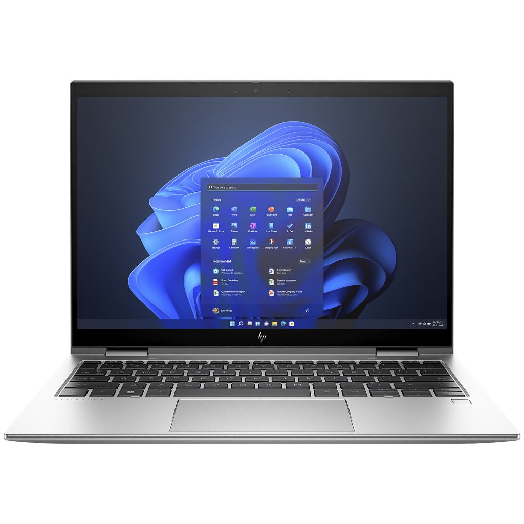 Khu vực bàn phím / cổng kết nối của HP EliteBook x360 830 G10 Core i7-1355U RAM 16GB SSD 512GB NVMe 13.3 WUXGA Touch Xoay Gập 360° Windows 11 Bạc
