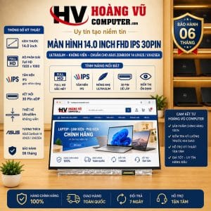 Màn Hình 14 Inch FHD IPS 30Pin UltraSlim ASUS ZenBook UX425 UX425EA - Hoàng Vũ Computer