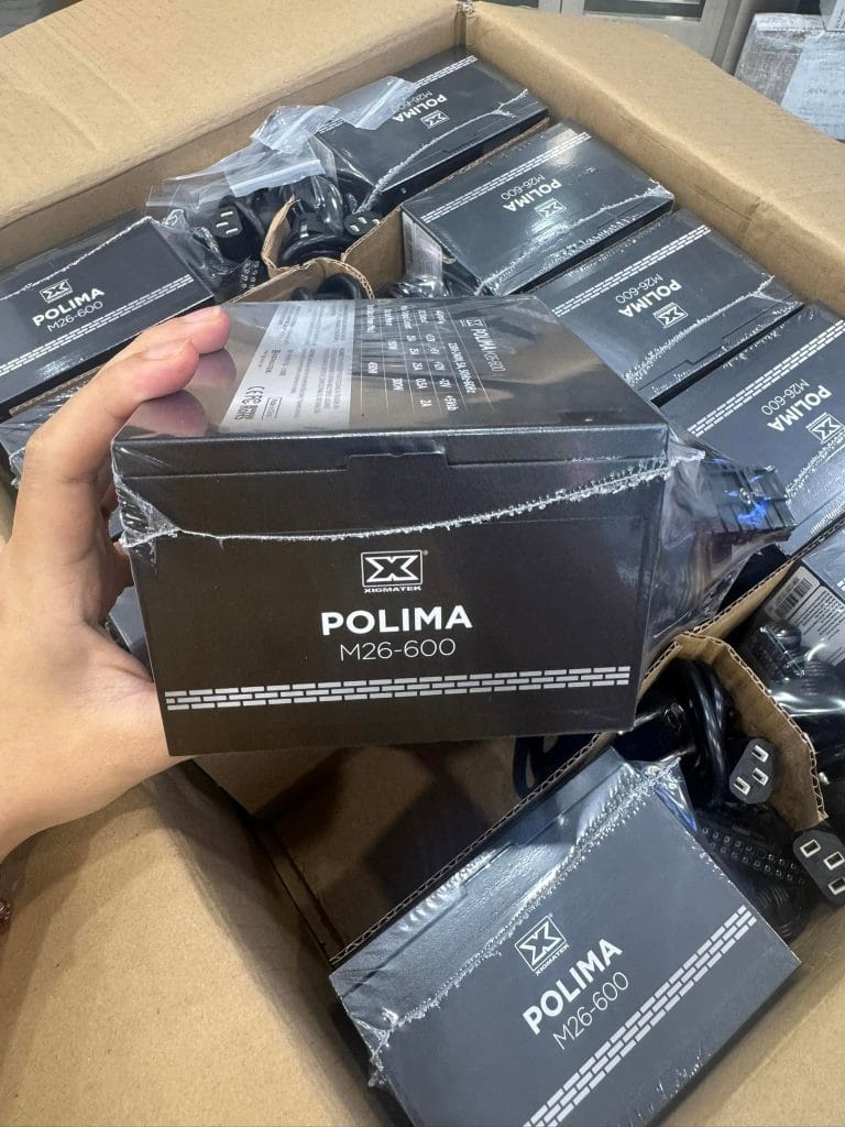 Khu vực kết nối của Nguồn Xigmatek Polima M26-600 Chính Hãng 450W EN91035