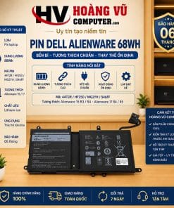 Pin 44T2R 68Wh HF250 MG2YH 546FF Alienware 15 R3 R4 17 R4 R5 - Hoàng Vũ Computer