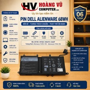 Pin 44T2R 68Wh HF250 MG2YH 546FF Alienware 15 R3 R4 17 R4 R5 - Hoàng Vũ Computer