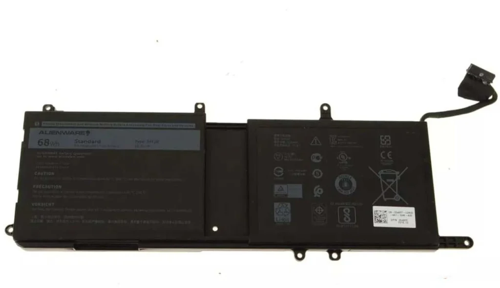 Thiết kế và ngoại hình thực tế của Pin 44T2R 68Wh HF250 MG2YH 546FF Alienware 15 R3 R4 17 R4 R5