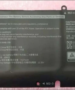 Mặt lưng và độ hoàn thiện của Pin 69KF2 86Wh Alienware M15 M17 R3 R4 R5 Precision 5550 5560 5570 XPS 9500