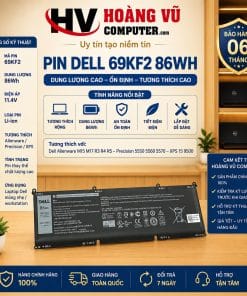 Pin 69KF2 86Wh Alienware M15 M17 R3 R4 R5 Precision 5550 5560 5570 XPS 9500 - Hoàng Vũ Computer