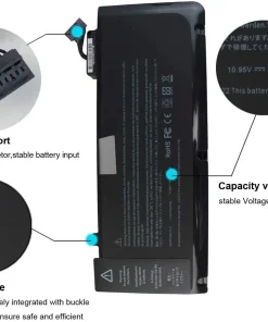 Pin A1322 dùng cho Apple MacBook Pro 13 inch A1278 Mid 2009, Mid 2010, Early/Late 2011 và Mid 2012. Pin trong thay thế khi chai, phồng, tụt nhanh hoặc không giữ điện. Không dùng cho MacBook Pro Retina 2013.