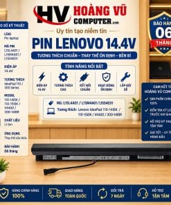 Pin L15L4A01 L15M4A01 L15S4E01 14.4V Lenovo IdeaPad 110 300 - Hoàng Vũ Computer