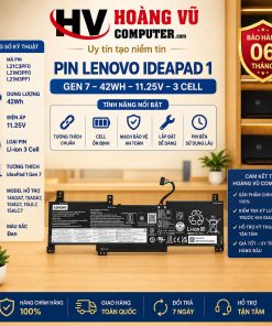 Pin Lenovo IdeaPad 1 L21C3PF0 L21M3PF0 L21M3PF1 42Wh - Hoàng Vũ Computer