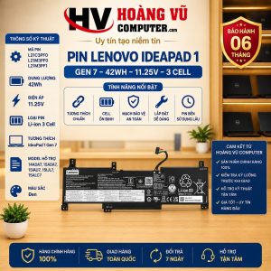 Pin Lenovo IdeaPad 1 L21C3PF0 L21M3PF0 L21M3PF1 42Wh - Hoàng Vũ Computer