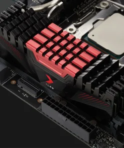 RAM PNY XLR8 8GB DDR4 3200MHz MD8GD4320016XR dành cho PC Desktop, CL16, 1.35V, 288-pin, tản nhiệt, không RGB, hỗ trợ XMP 2.0 và Dual Channel khi ghép RAM tương thích.