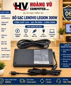 Sạc Lenovo Legion 300W 20V 15A ADL300SDC3A Slim Tip Kèm Cáp - Hoàng Vũ Computer