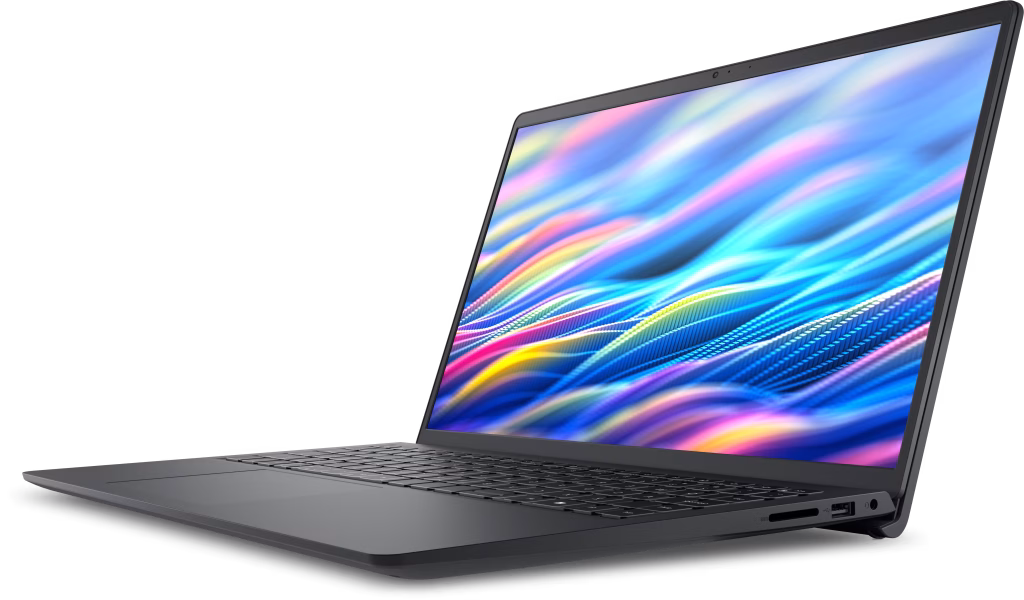 Cổng kết nối phía sau của Dell DC15250 Core 3 100U RAM 8GB DDR5 SSD 512GB 15.6 FHD 120Hz
