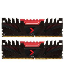 RAM PNY XLR8 8GB DDR4 3200MHz MD8GD4320016XR dành cho PC Desktop, CL16, 1.35V, 288-pin, tản nhiệt, không RGB, hỗ trợ XMP 2.0 và Dual Channel khi ghép RAM tương thích.