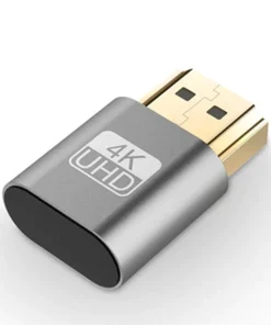HDMI Dummy 4K, HDMI ảo giả lập màn hình EDID cho PC, Mini PC, server và Remote Desktop. Cắm HDMI Plug & Play, tạo màn hình ảo khi không sử dụng màn hình thật.